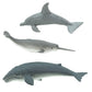 Safari Ltd. Whales and Dolphins Bulk Bag - Set of Miniature Cetacean Toy Figures - 48 Piece Play Toys for Boys, Girls & Kids Age 3+