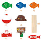 Yaaaaasss! 21Pcs Gone Fishing Party Decorations The Big One Fishing Theme Table Centerpieces Little Fisherman Table Toppers for Ofishally One Birthday