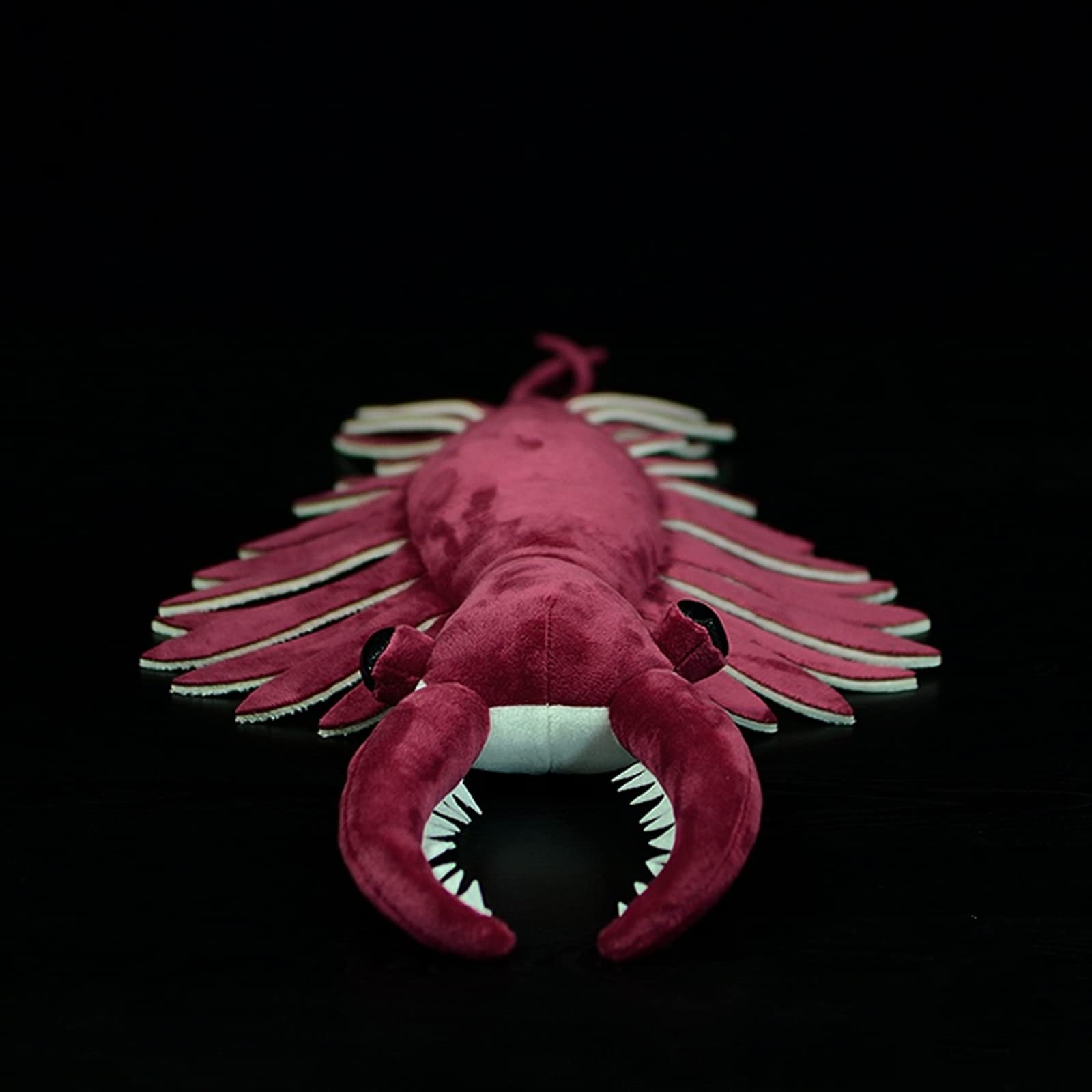 ZHONGXIN MADE Realistic Cambrian Ancient Organism Anomalocaris Plush Toy - 21" Lifelike Cambrian Creature Anomalocaris Stuffed Animals Model Plushie
