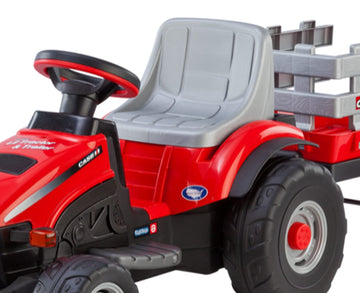 Peg Perego Case IH Little Tractor and Trailer