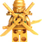 LEGO Ninjago - The GOLD Ninja with 3 Weapons