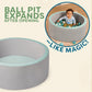 B. toys Battat Soft Foam Ball Pit with 100 Crush-Resistant Balls