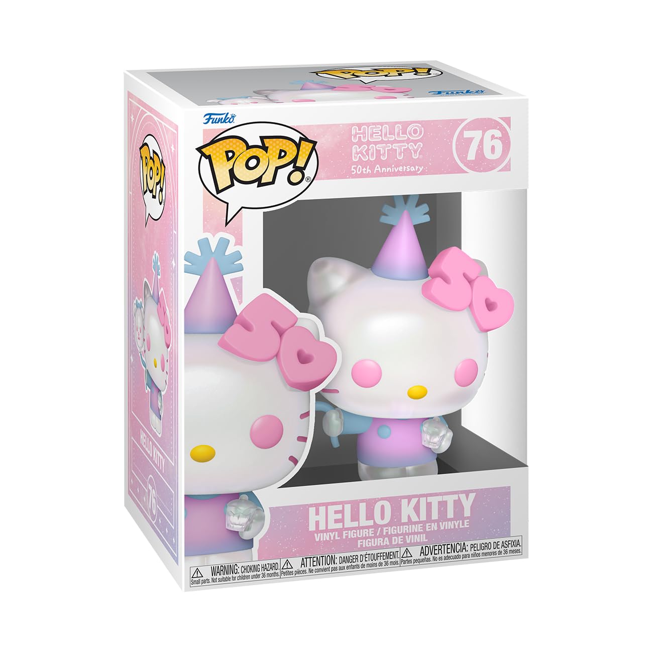 Funko POP! Sanrio: Hello Kitty 50th - Hello Kitty with Balloons - Collectable Vinyl Figure - Gift Idea - Official Merchandise - for Kids & Adults