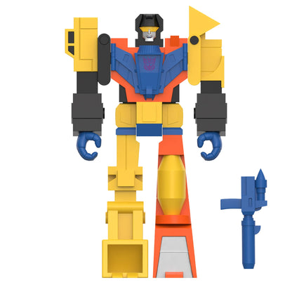 Super7 Transformers Wrecking Crew Devastator Reaction Figure - 3.75" Transformers Action Figure with Accessory Classic Cartoon Collectibles and Retro