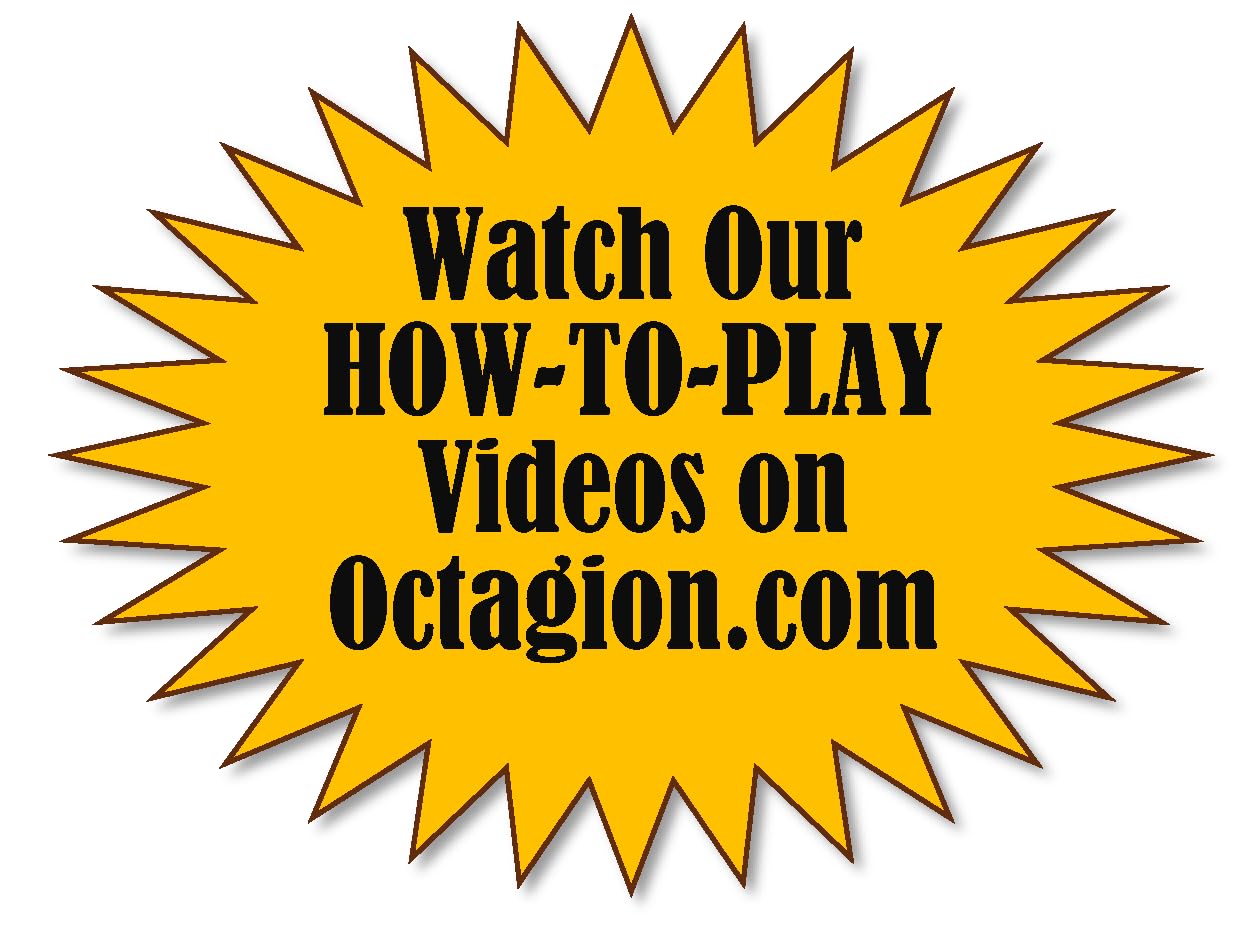 Octagion | Clever Word Card Game Based on Deduction & Pattern Recognition | Play Solo, Head-to-Head or Teams | Family-Friendly Speed-Spelling Game |