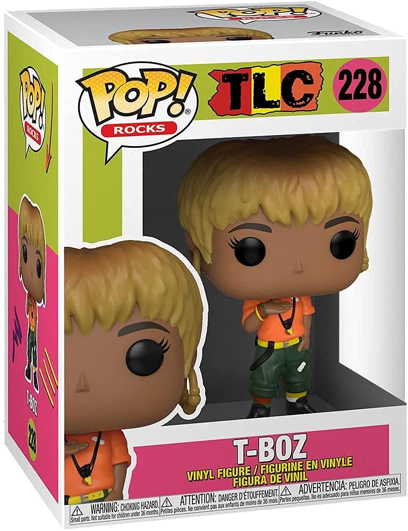 Funko Pop Rocks: TLC - Tionne T-Boz Watkins - T-Boz - Collectable Vinyl Figure - Gift Idea - Official Merchandise - Toys for Kids & Adults - Music