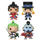 Funko Pop! Animation: One Piece - Monkey D. Luffy - 4 Pack - Glow in The Dark - Collectable Vinyl Figure - Gift Idea - Official Merchandise - Toys for