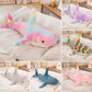 OPHRBU Shark Plushies Pillow Large, Plush Shark Toy Pillow, Comfortable Sleep Pillow Back Cushion, Kids Room Decoration, Bedtime Gift for Boys