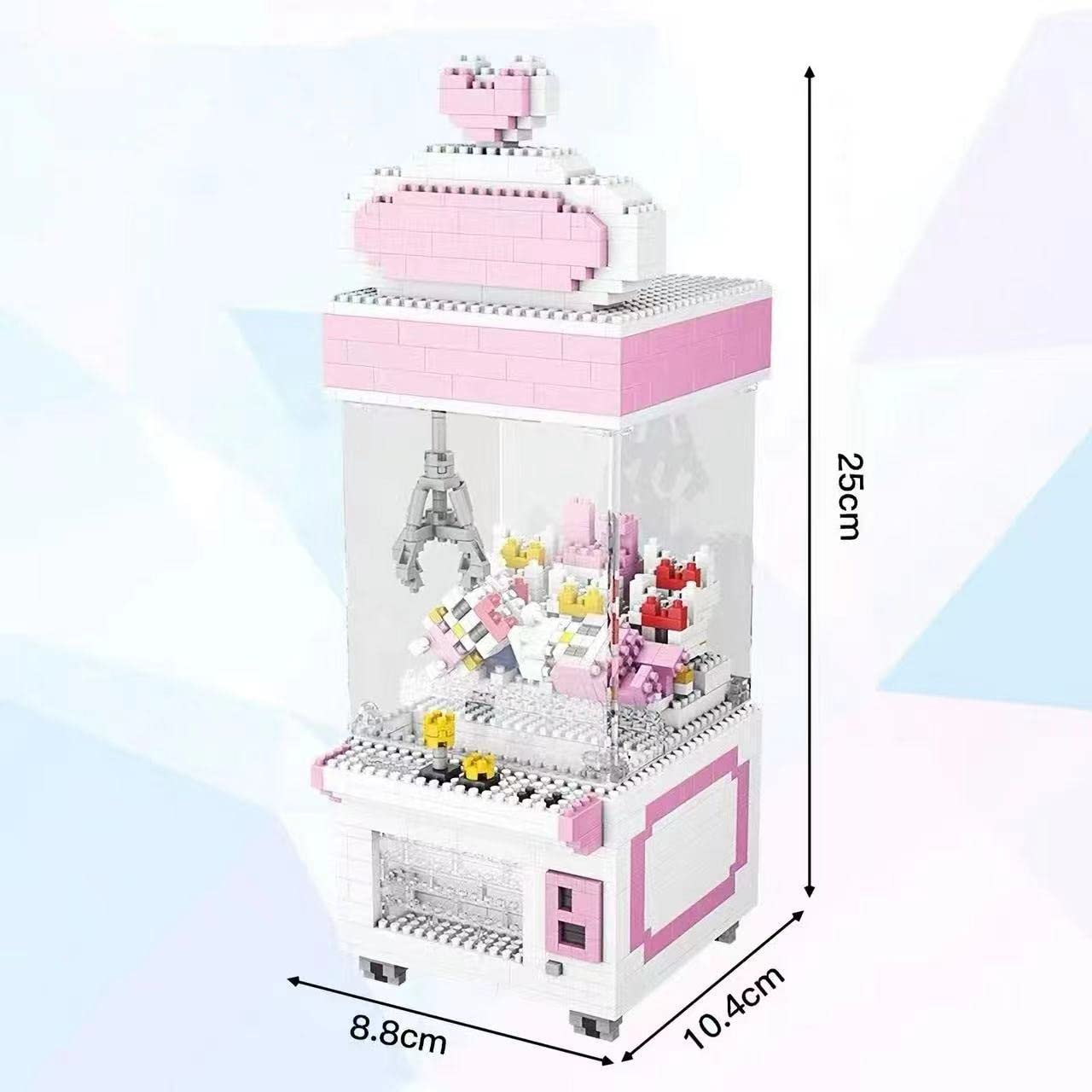 Micro Blocks Mini Machinel Display Sets for Teens or Adult,Mini Block for Intelligence Education(1017PCS)