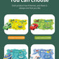 Christmas Stocking Stuffer 4 Sets 4in1 Puzzle Racer Kids Car Track Set,4 Theme Puzzle Racer Car Track Set Puzzle Track Car Play Set Puzzle Raceway Car