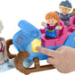 Fisher-Price Disney GGV30 Frozen Kristoff's Sleigh by Little People, Multi Color