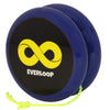 Yoyo King Blue Everloop Professional Looping 2A Trick Yoyo with Ball Bearing Long Spin Axle and Extra String