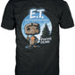 Funko POP! & Tee: E.T.- E.T. with Reeses - Extra Large - (XL) - T-Shirt - Clothes with Collectable Vinyl Figure - Gift Idea - Toys and Short Sleeve