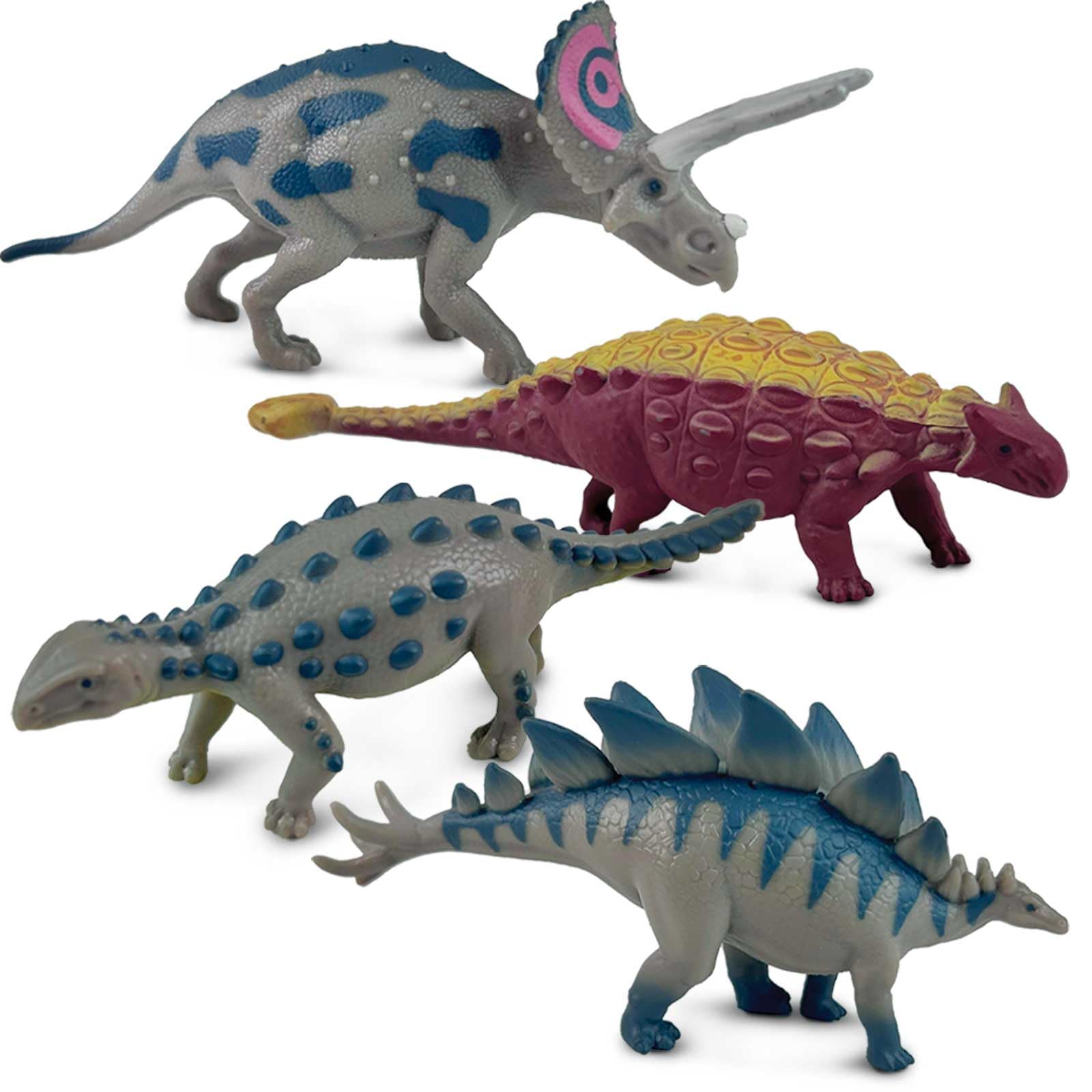 Safari Ltd. Herbivorous Dinosaurs TOOB - 11 Plant-Eating Dinosaur Figurines - Educational Toy Set for Boys, Girls, and Kids 3+