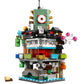 LEGO NINJAGO Micro City Building Set 40703 - Modular 5-Story Block with Teahouses and Sushi Bar - Compatible with Other Micro Sets - Ages 10 and Up