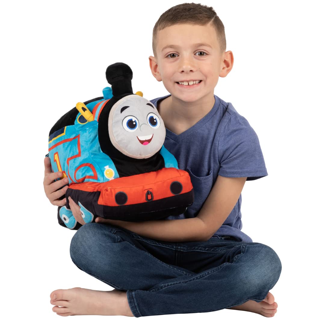 Thomas & Friends Engine Train Kids Bedding Super Soft Plush Cuddle Pillow Buddy, (Officially Licensed Product) By Franco