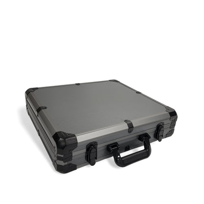MRC POKER Deluxe Poker Chip Case Gray (1000 Chips Capacity)