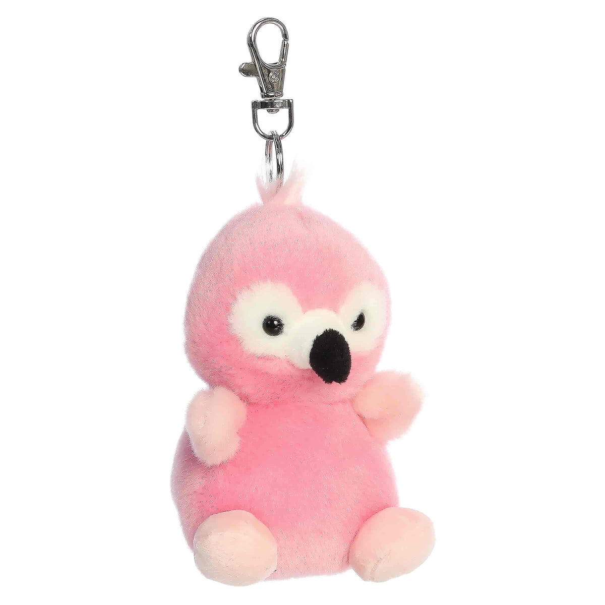 Aurora Palm Pals 4" Pinky Flamingo Adorable Clip-On