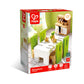 Hape Wooden Doll House Furniture Dining Room Set with Accessories| 1:12 Scales Miniature Dollhouse Furniture
