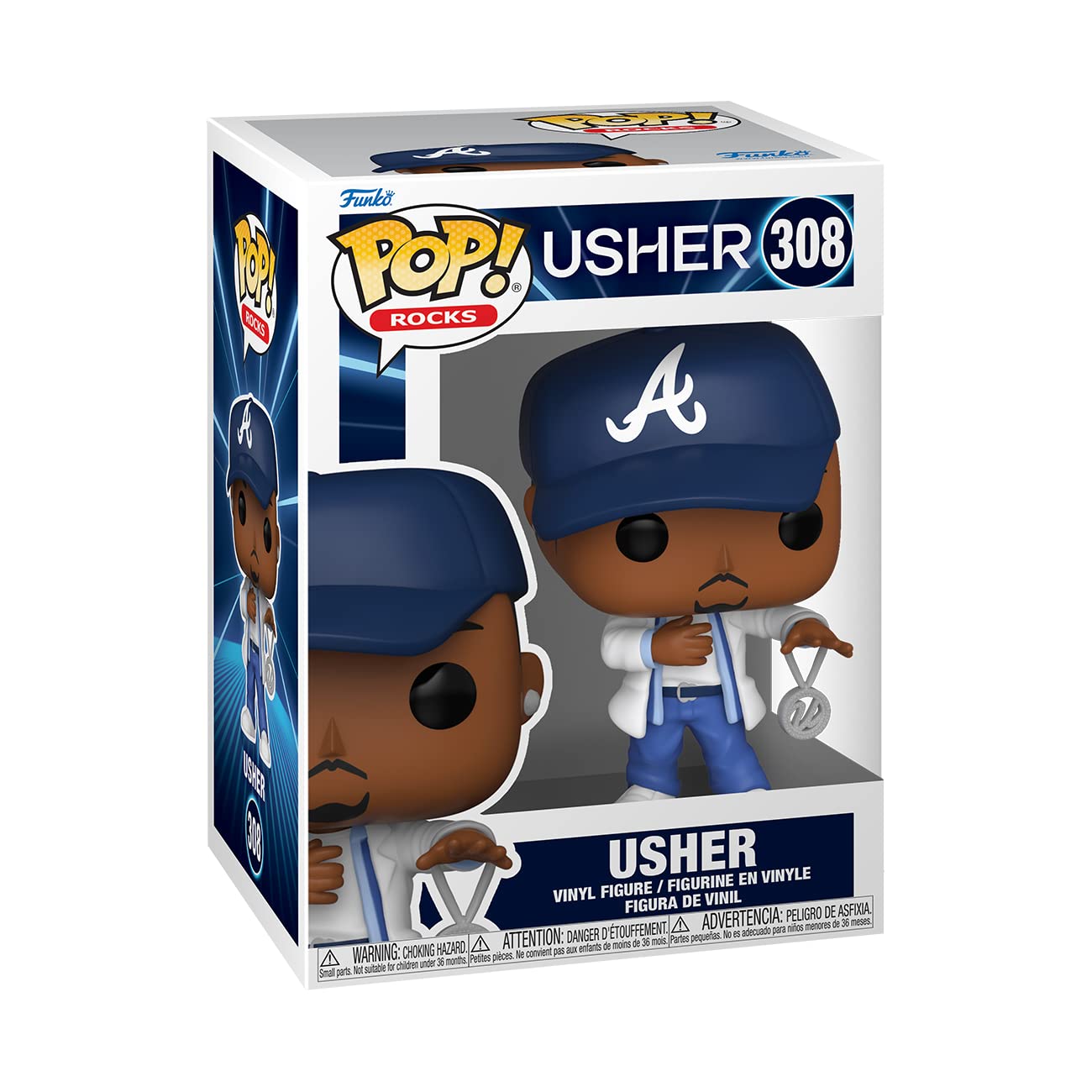 Funko POP! Rocks: Usher - Yeah! - Collectable Vinyl Figure - Gift Idea - Official Merchandise - for Kids & Adults - Music Fans - Model Figure for
