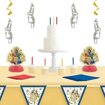 Unique Harry Potter Multicolor Decorating Kit - 7-Piece | Assorted & Magical Party Decorations - Perfect for Themed Parties & Events