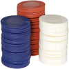 Sleek Poker Chip Set - 6.5" x 3.12" (Pack of 150) - Vibrant Colors & Durable Design - Perfect for Home Games & Parties