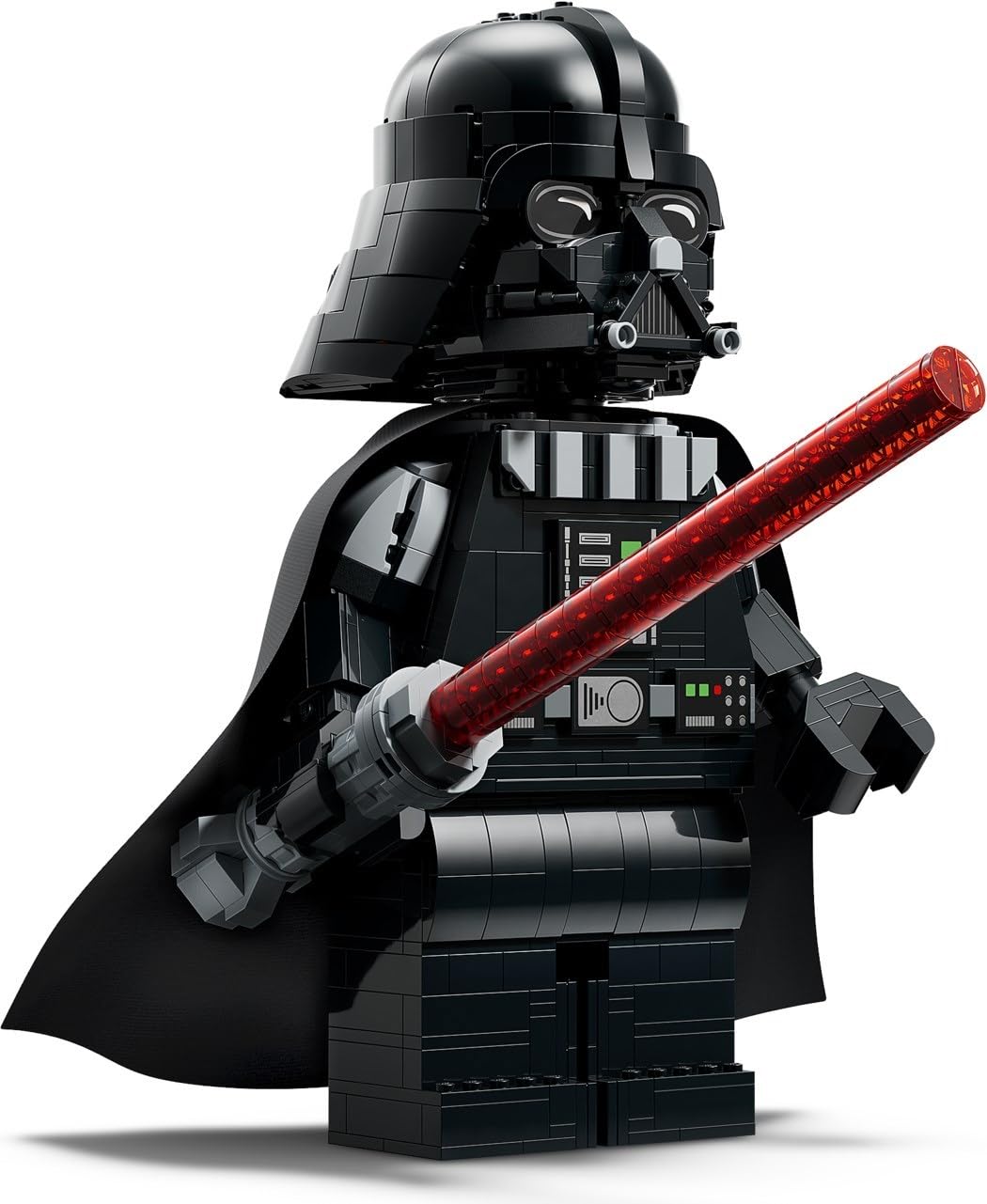 LEGO Star Wars Up-Scaled Darth Vader Minifigure Set #75461 - 1,028 Pieces, Posable 11-Inch Figure with Fabric Cape & Lightsaber | 6X Standard Size |