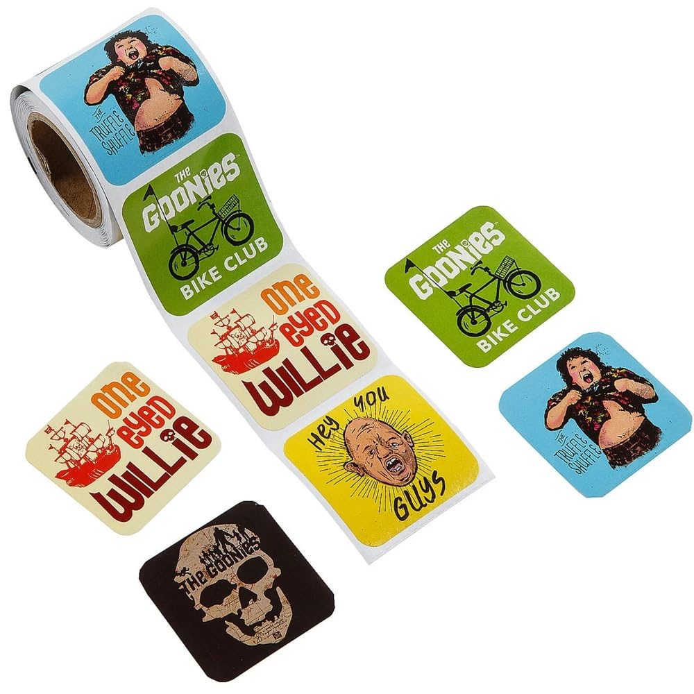 The Goonies 1 1/2" Iconic Movie Moments Sticker Roll - 100 Pieces - Paper