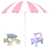 Belamilo Water Table Umbrella, UV Protection Beach & Picnic Table Umbrella, Heavy Duty Portable Outdoor Shade for Sand Play, Camping, Garden