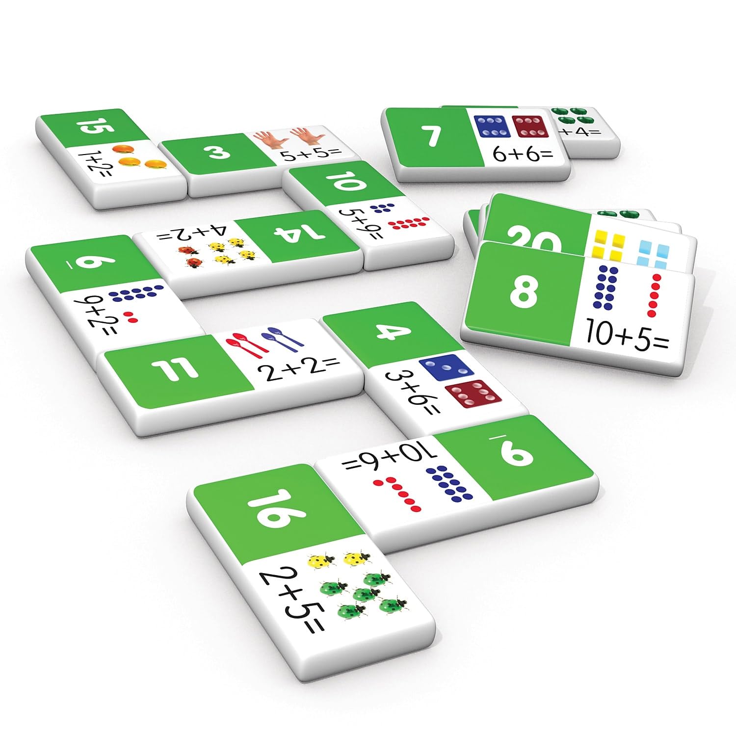 Junior Learning Addition Dominoes, 2/Bundle (JRL481-2)