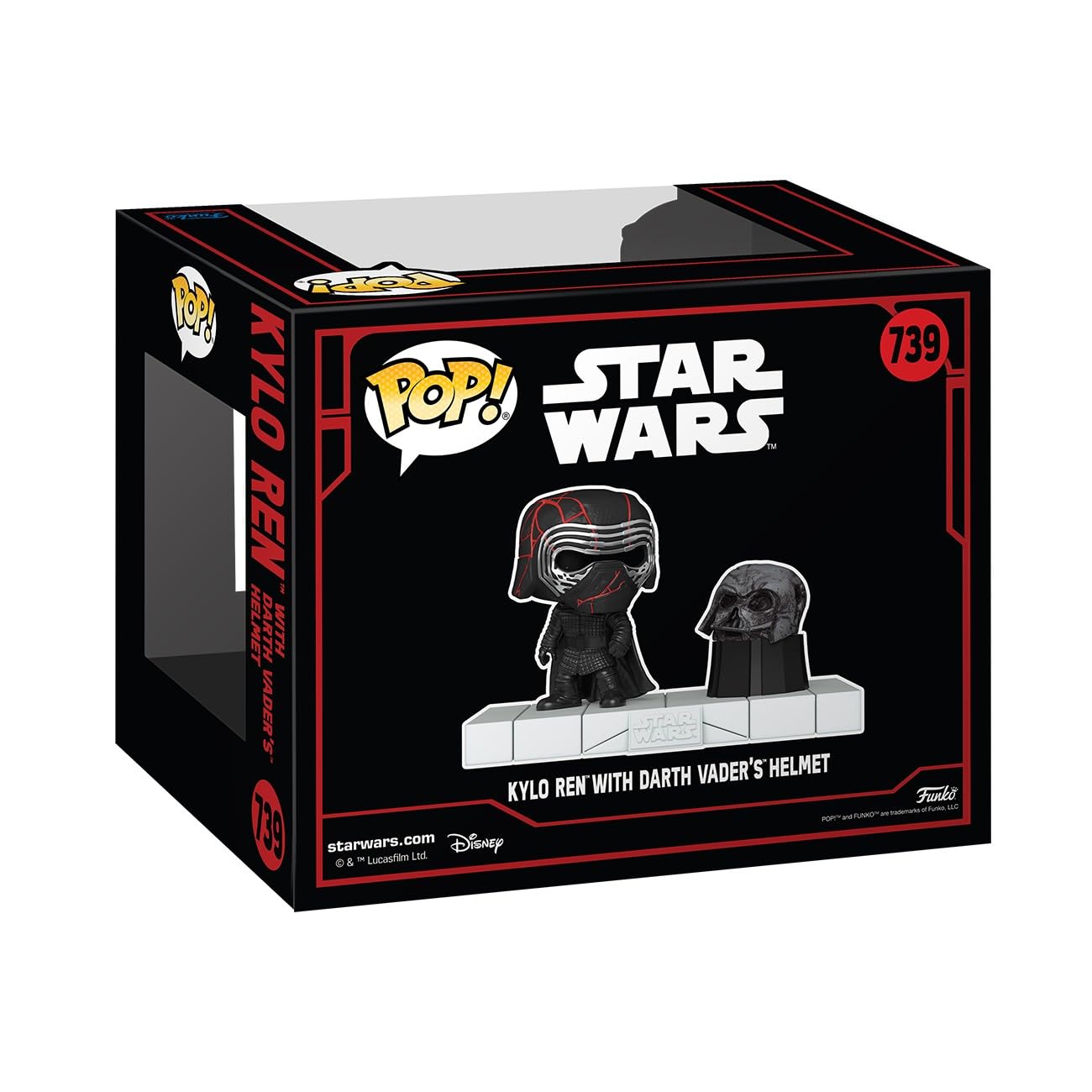Funko Pop Deluxe: Star Wars: Star Wars Darkside - Kylo Ren with Darth Vader's Helmet - Collectable Vinyl Figure - Gift Idea - Official Merchandise -