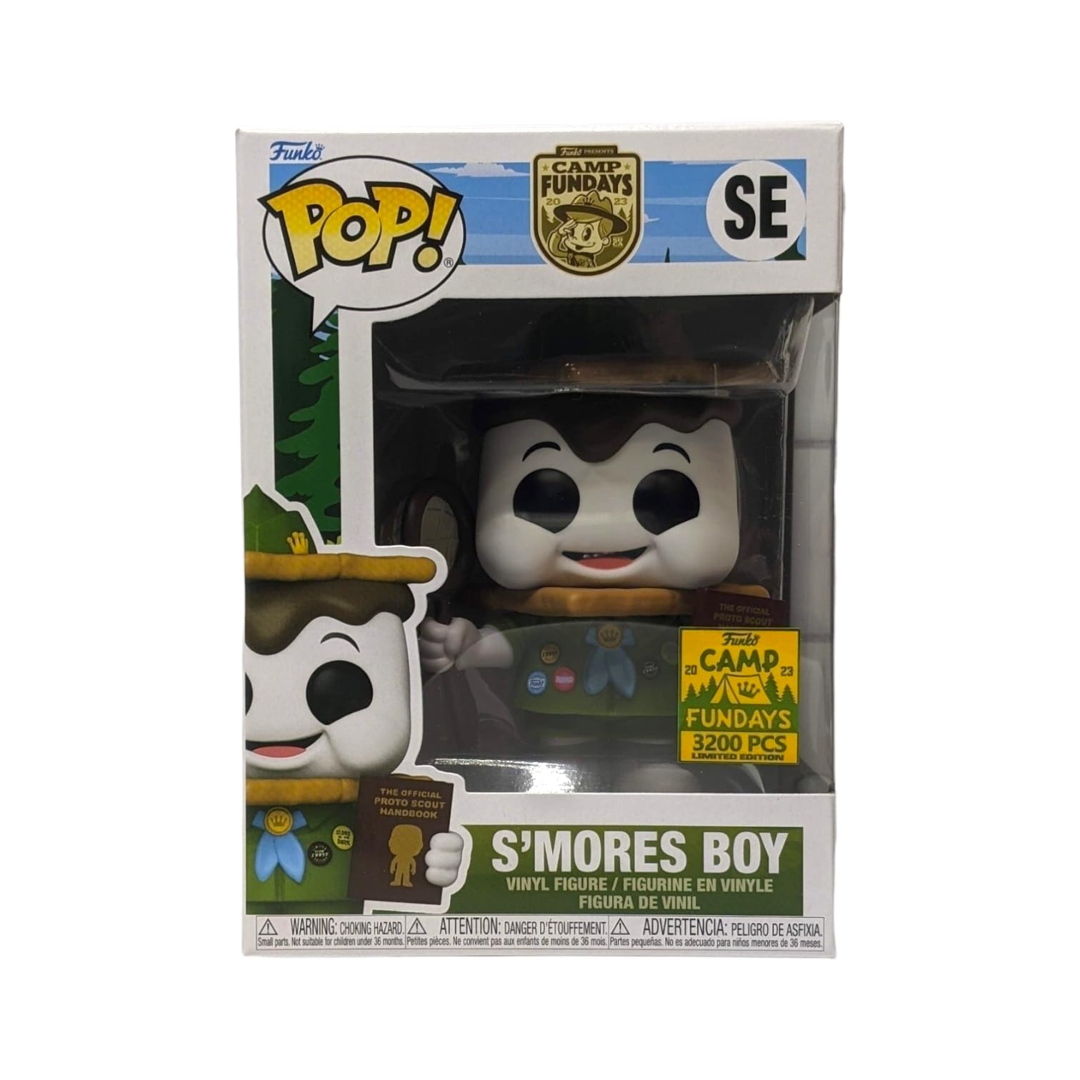 Pop! Originals: Camp Fundays 2023 - S'Mores Boy (Limited to 3200 Pieces)