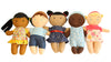 Making Believe Diversity Buddies - Multicultural Plush Dolls Set, Diversity Toys for Kids - Daycare & Home, 7" - 5 Pcs