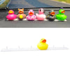 1 Duck Holder for Jeep Dashboard with Rubber and Plastic Duck Plugs, Disposable Capable of Holding up to 6 Ducks, Ideal for Displaying Jeep-Themed