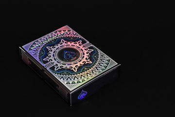 Gamblers Warehouse Alloy Cobalt Playing Cards Poker Deck Custom Design Foiled Backs & Faces New