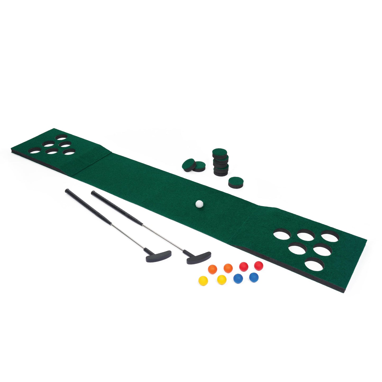 EastPoint 3-in-1 Par Pong Golf Pong Game Set, Foldable, Backyard Golf Game