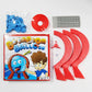 ZSKXYRUS Balloon Blast Party Game Set Entertaining Family Tabletop Game Comes with 10 Balloons 9 Sticks Dice Stand Red Frame Party Supplies Party