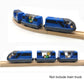 DSHMIXIA Battery Operated Train for Wooden Train Track Set Toys for Toddlers 3 4 5 Year Old Boys Kids Magnetic Couplings City Vehicle