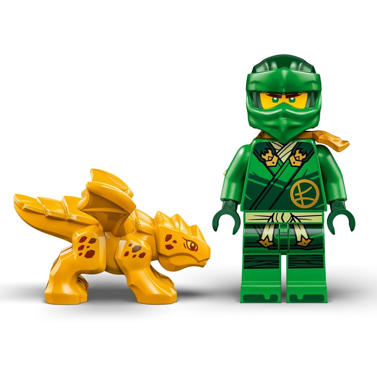LEGO NINJAGO Lloyd's Green Forest Dragon Toy - Pretend Play Building Toy for Boys and Girls, Ages 6+ - Birthday Gift for Kids - Dragon Figurine with 2