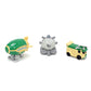 Jada Teenage Mutant Ninja Turtles 1.65" 3-Pack Die-cast Cars, Toys for Kids and Adults