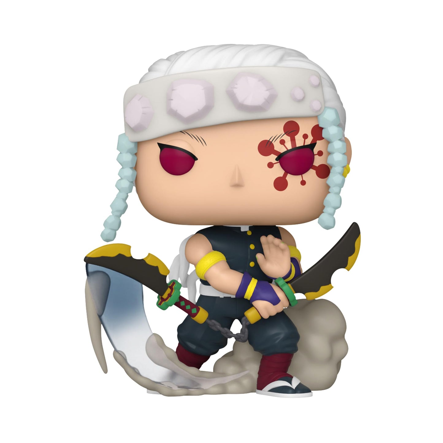 Funko POP! Animation: Demon Slayer - Tengen Uzui - 1/6 Odds for Rare Chase Variant - Metallic - Collectable Vinyl Figure - Gift Idea - Official
