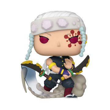Funko POP! Animation: Demon Slayer - Tengen Uzui - 1/6 Odds for Rare Chase Variant - Metallic - Collectable Vinyl Figure - Gift Idea - Official