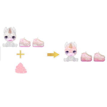 Rainbow High Amaya, Rainbow with Slime Kit & Pet, 11" Shimmer Posable Fashion Doll with DIY Sparkle Slime, Magical Yeti Pet, Fun Play Accessories