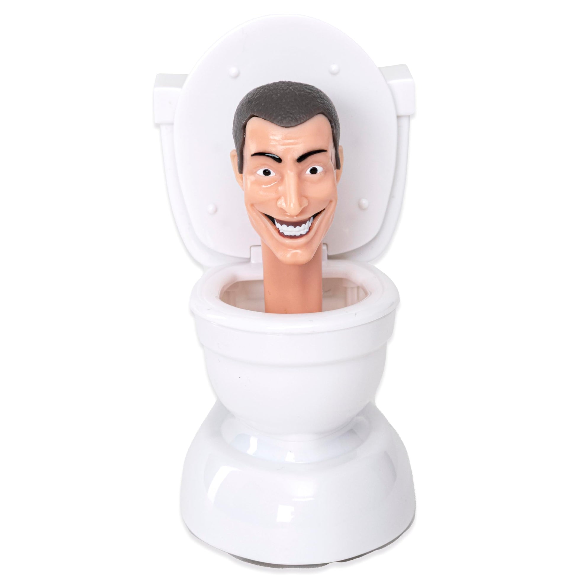 Skibidi Toilet Mini RC, YouTube Animation Sensation, 3.5" Remote Control Toilet Head Action Figure, Officially Licensed Skibidi Toilet Merch