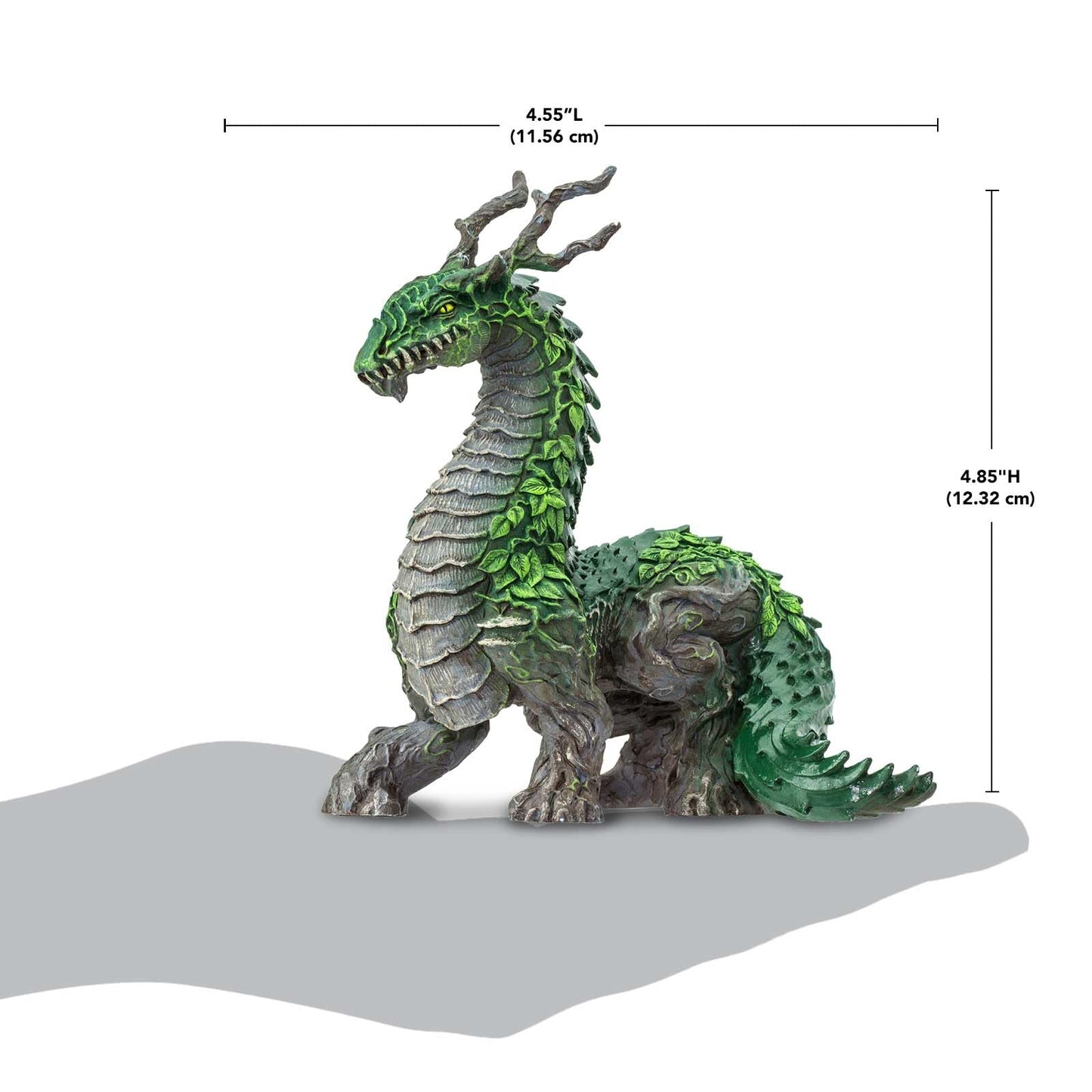 Safari Ltd. Jungle Dragon Figurine - Camouflaged 5" Plastic Model Figure - Fun Mythical Creature Play Toy for Boys, Girls & Kids Ages 4