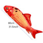 XIYUAN Giant-Simulation Fish Plush Toy/Toypillow/Stuffed Animal Toy, Used for Home Decoration Gifts, Toy Pillow (31.5 inches / 80 cm)