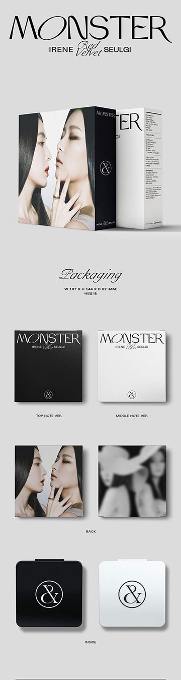 Red Velvet - Monster [Top Note+Middle Note ver. Full Set] (1st Mini Album) [Pre Order] 2CD+2Photobook+2Folded Poster+Others with Extra Decorative