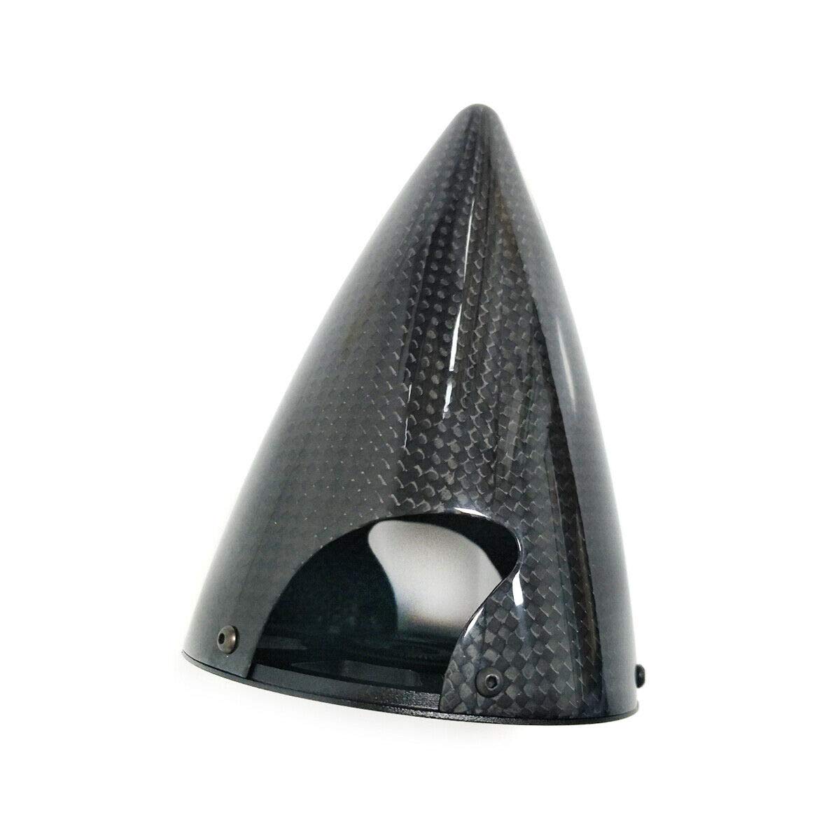 3.5inch/89mm 2 Blade Carbon Fiber Cone Spinner New Updated Plate for RC Model
