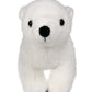 Ice King Bear Lifelike Baby Polar Bear Stuffed Animal Plush Toy