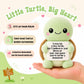 Puraesla Funny Turtle Plush, Positive Squishy Plushie Affirmation Animal with 30 Supportive Messages, Stress Relief Relaxing, Birthday Appreaciation